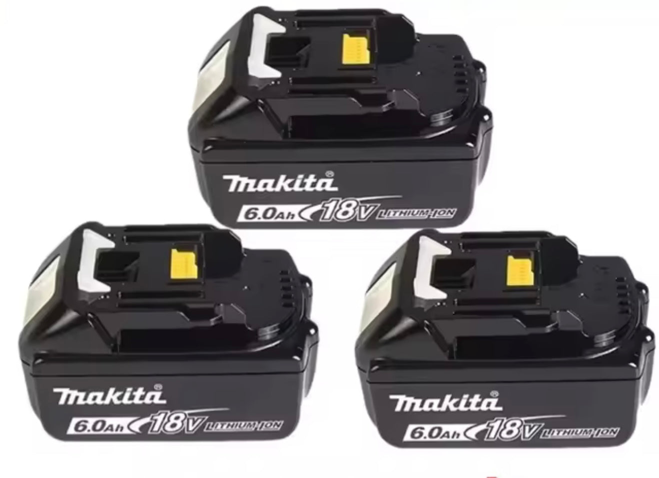 High-Capacity 18V 6.0Ah Battery for Makita – 3-Pack