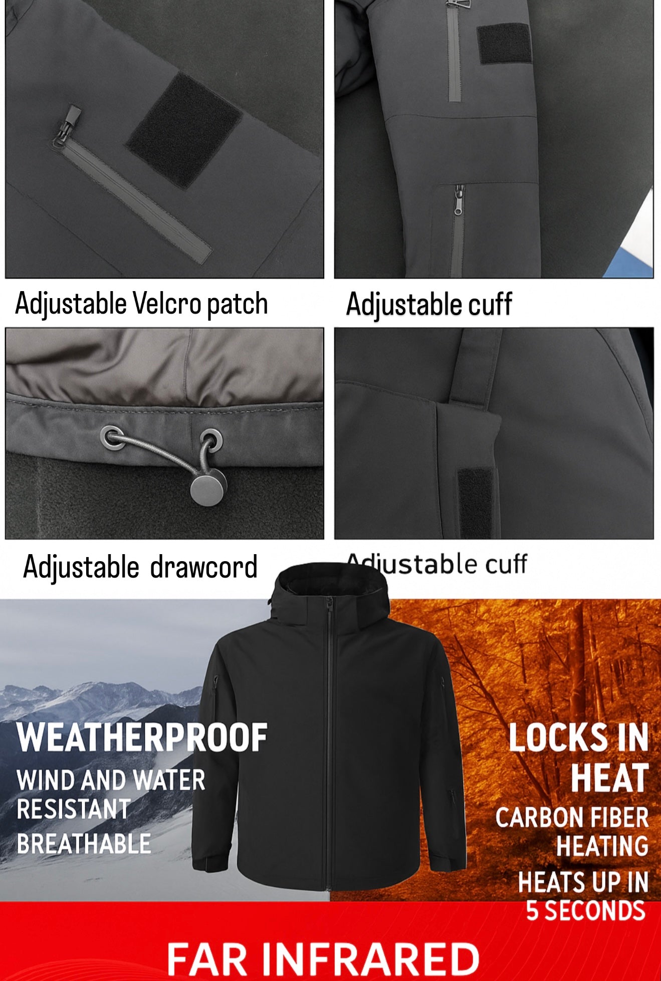 Heated jacket